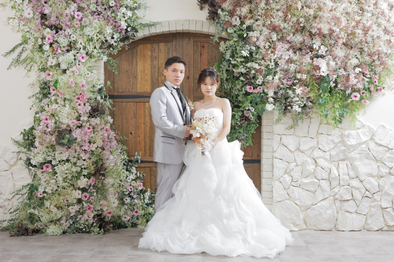 【ANTIQUE】flower door