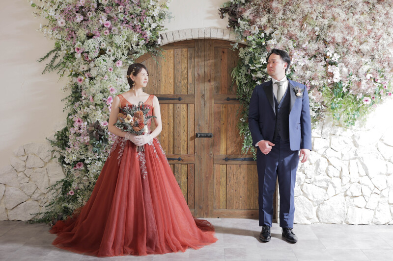 【ANTIQUE】flower door