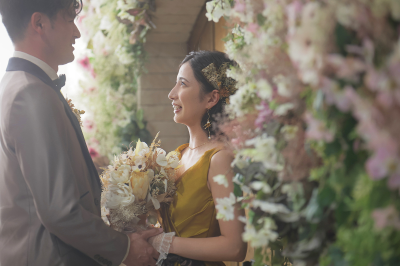 【ANTIQUE】flower door