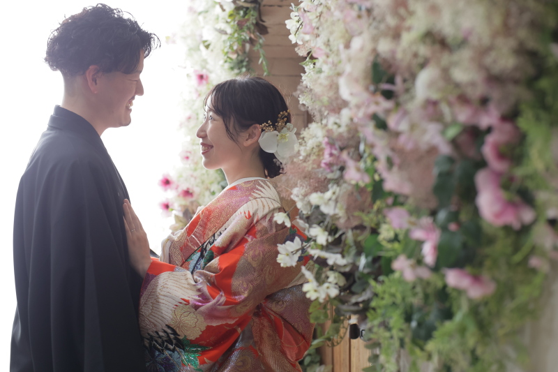 【ANTIQUE】flower door