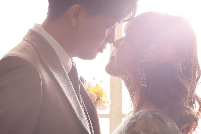 お鼻をくっつけたショット