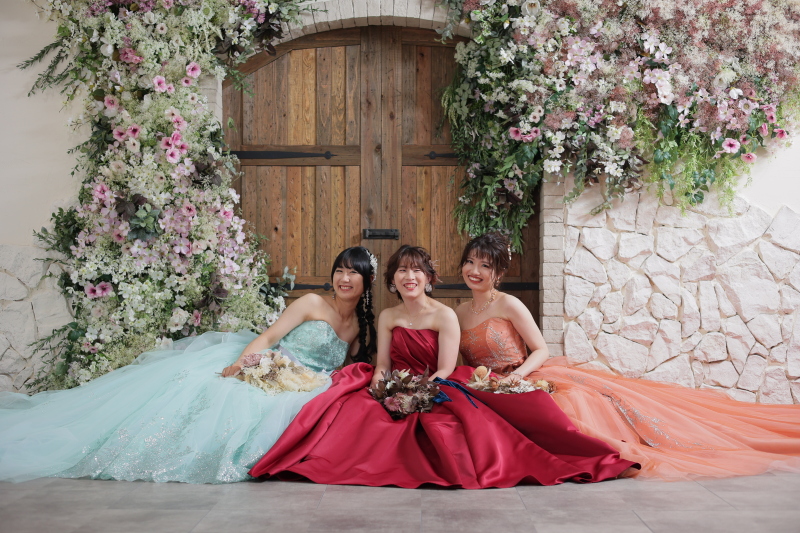 【ANTIQUE】flower door