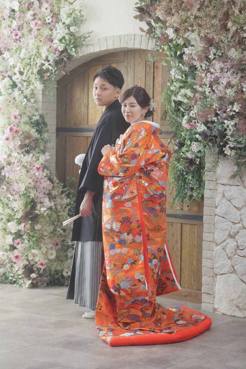 【ANTIQUE】flower door