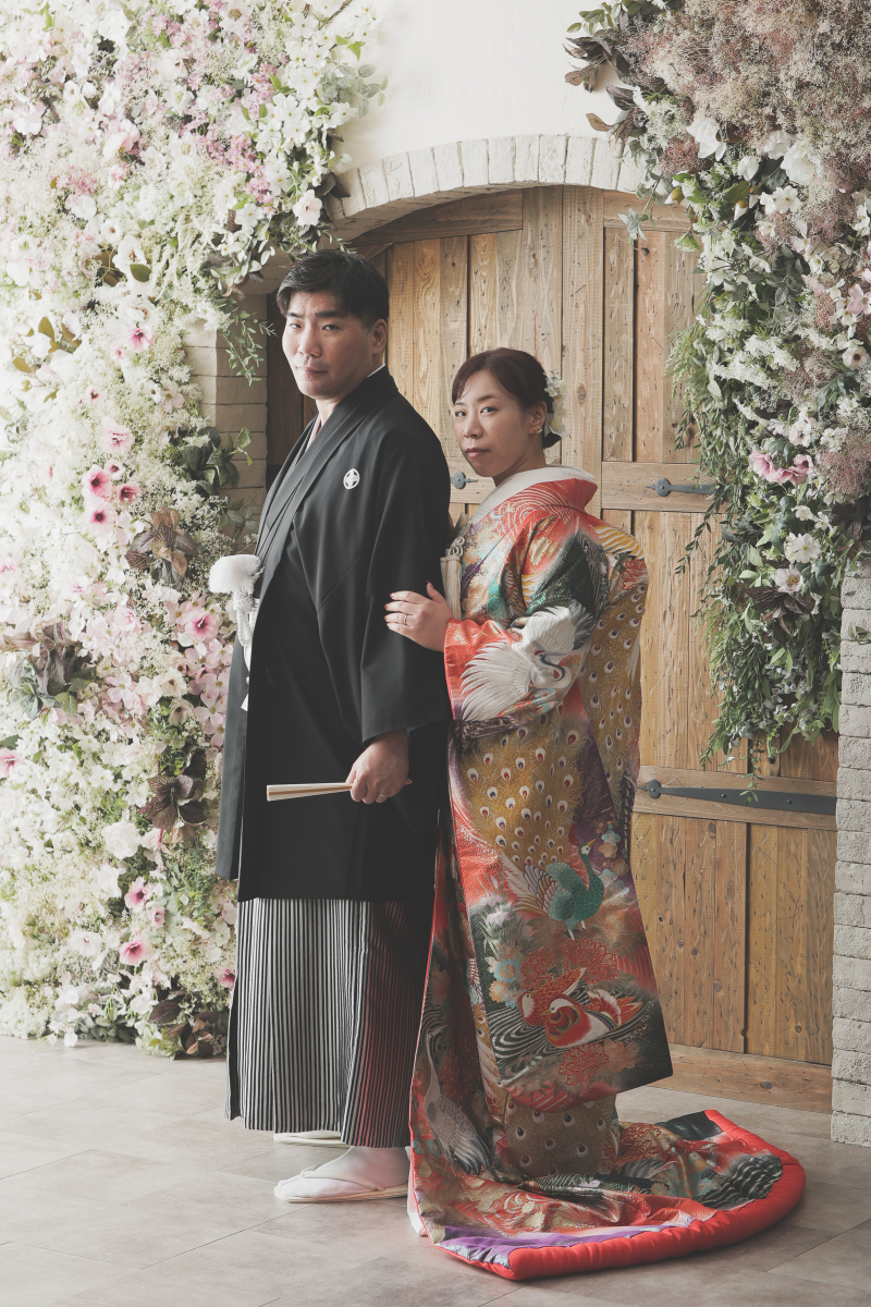 【ANTIQUE】flower door