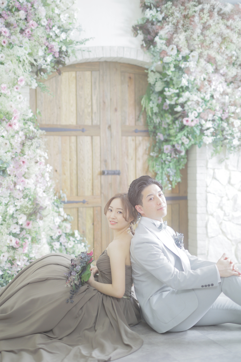 【ANTIQUE】flower door