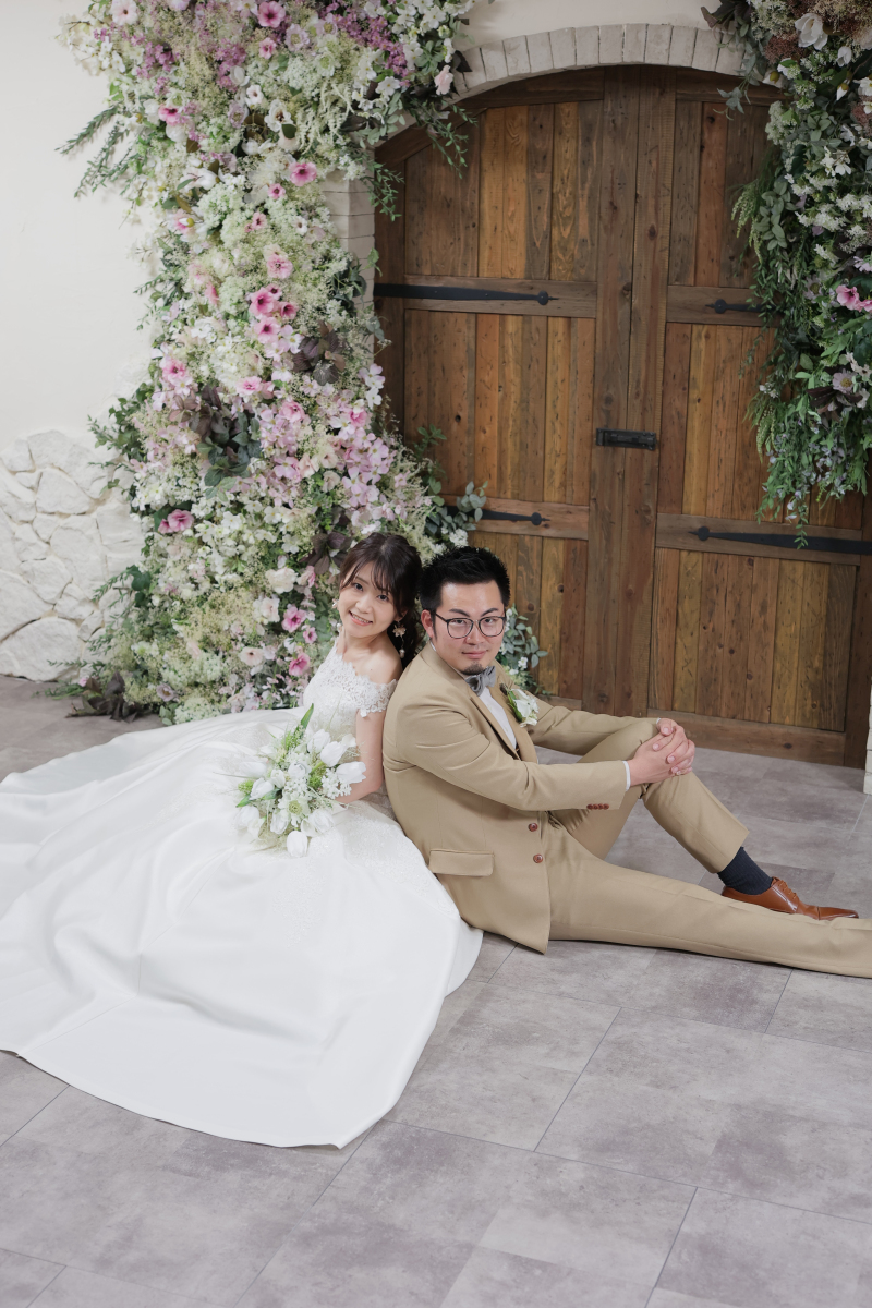 【ANTIQUE】flower door