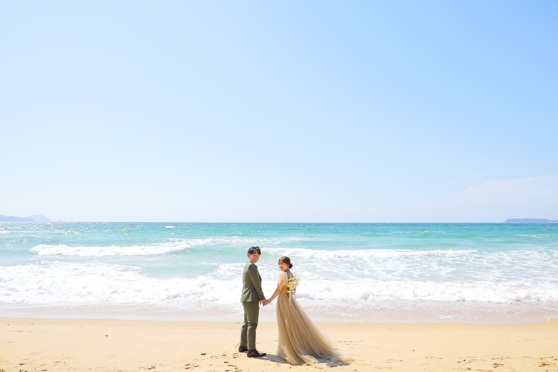青空×広大な海