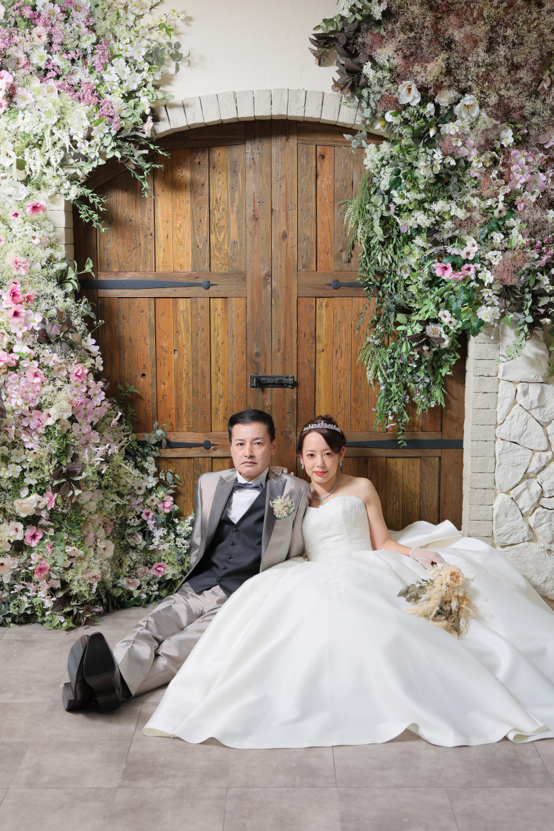 【ANTIQUE】flower door