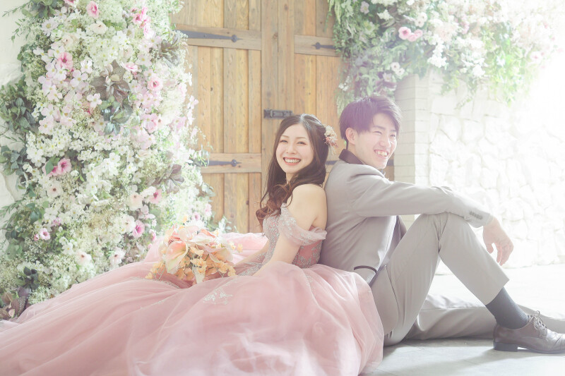 【ANTIQUE】flower door