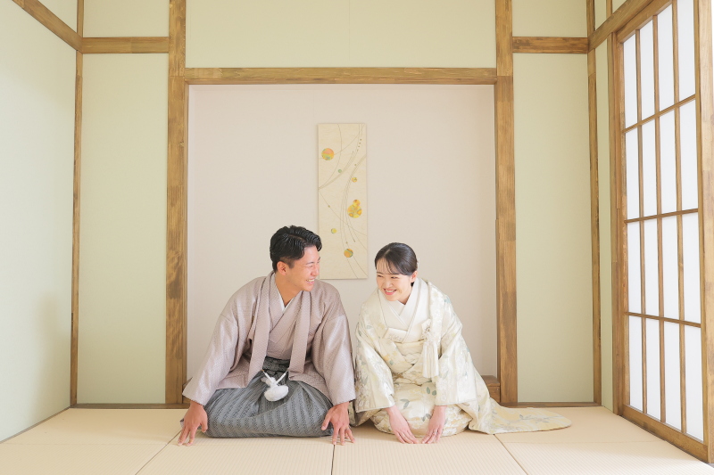 お辞儀ショット