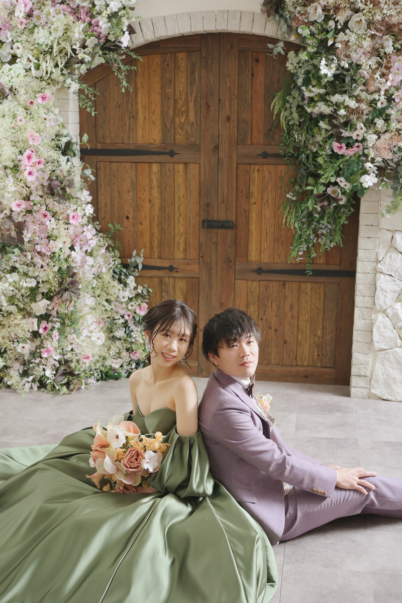 【ANTIQUE】flower door