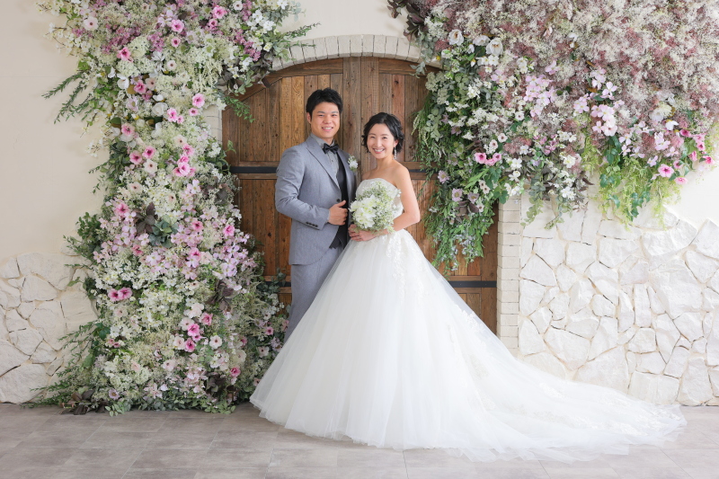 【ANTIQUE】flower door