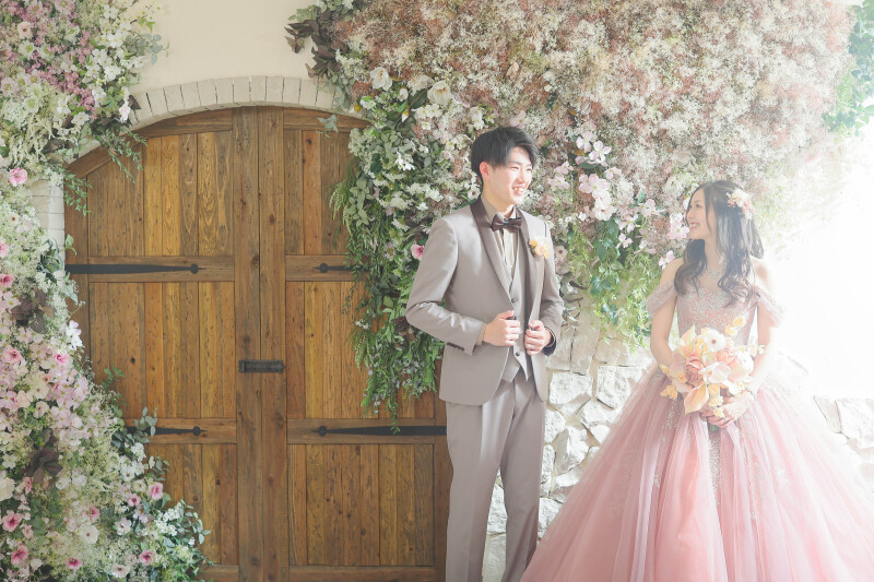 【ANTIQUE】flower door