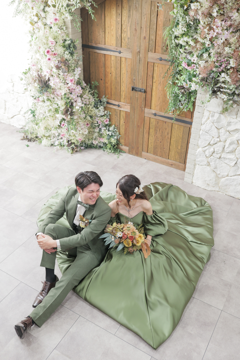 【ANTIQUE】flower door