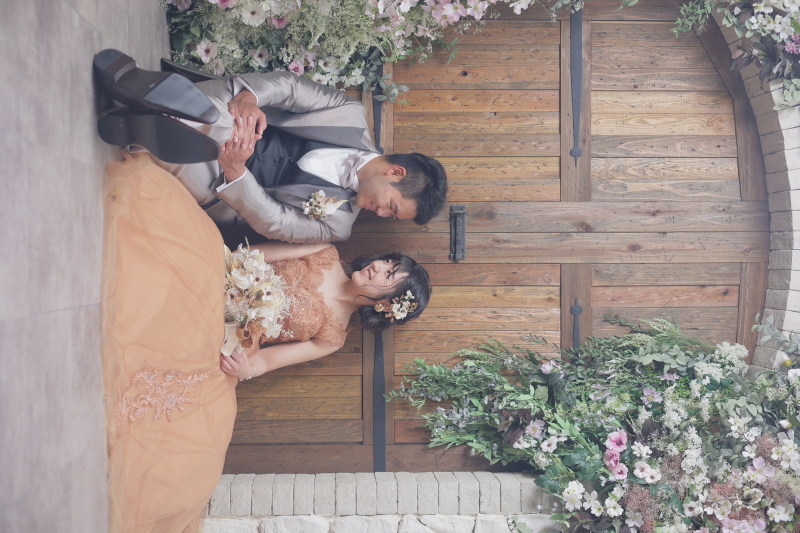 【ANTIQUE】flower door