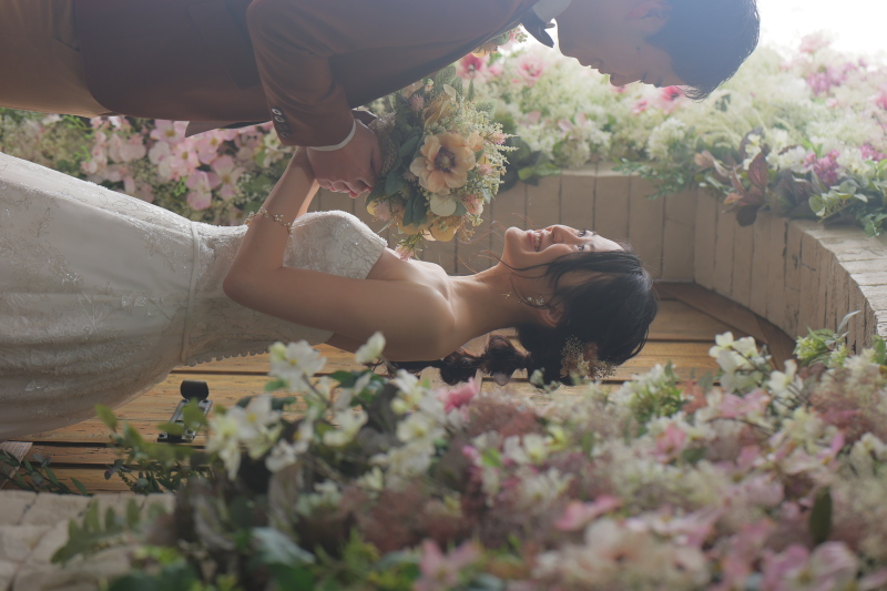 【ANTIQUE】flower door