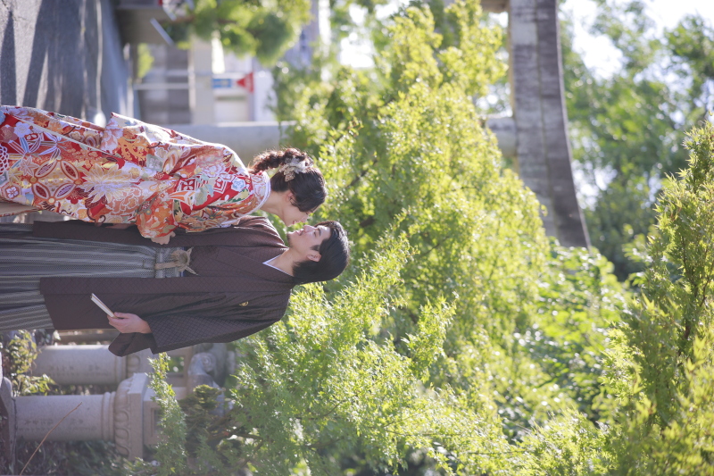 和装にぴったりの神社ロケ