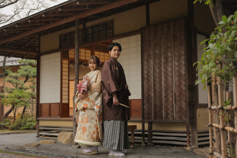 studio marry_庭園で撮影できる