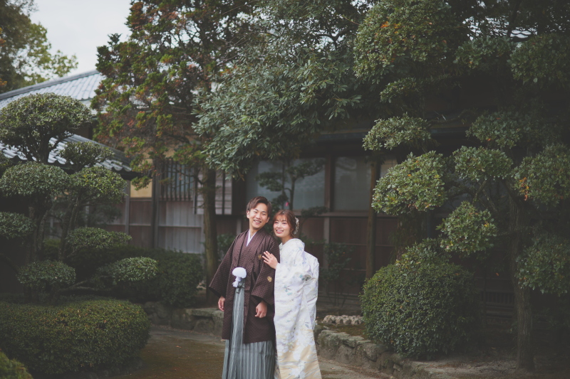 studio marry_庭園で撮影できる