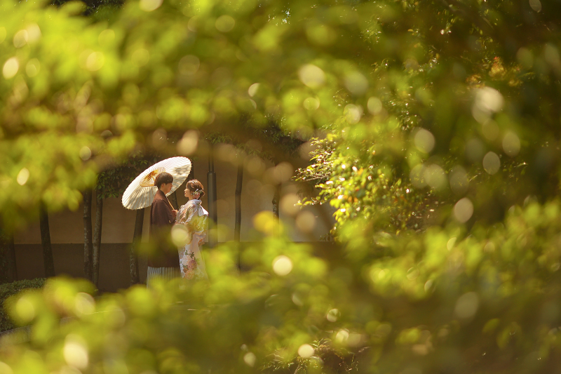 studio marry_庭園で撮影できる