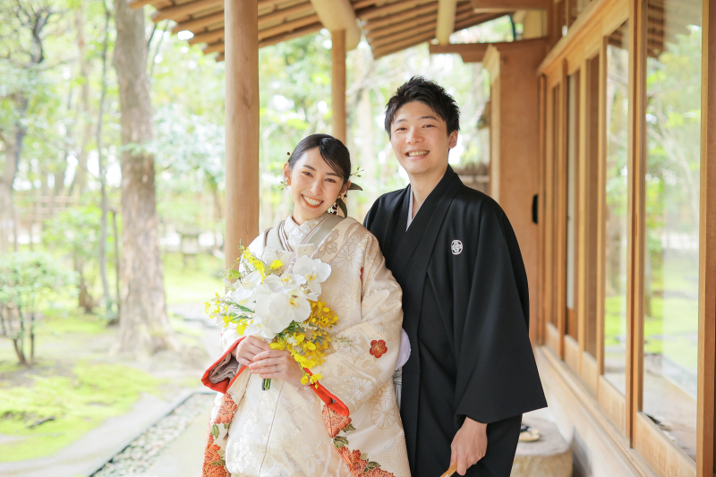 studio marry_庭園で撮影できる