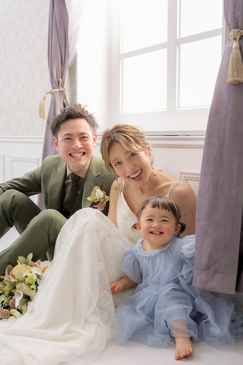 お子様との記念写真も撮影できます。