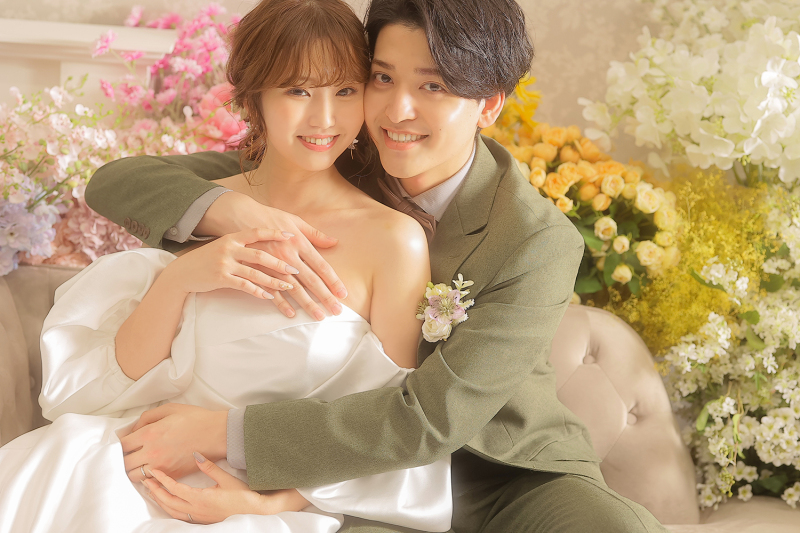 【平日限定スタジオ和洋装２着ランクフリー】-全カットデータ付き-成約特典あり