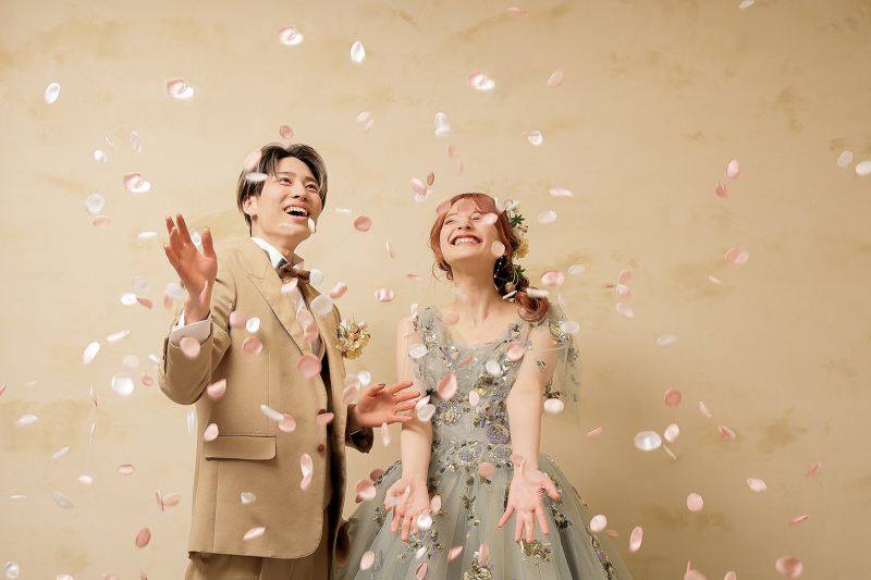 【平日限定スタジオ和洋装２着ランクフリー新婦様衣装追加1着プレゼント】-全カットデータ付き-成約特典あり