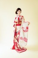 疋田雲取りに鶴