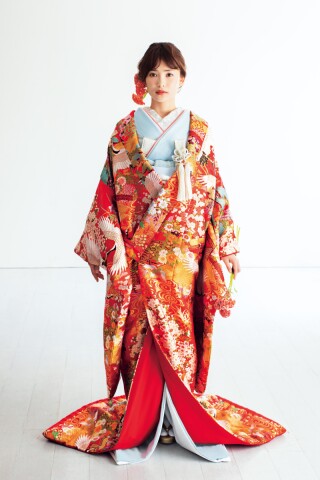 御所庭園飛翔鶴