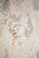 ホワイトフラワーヘッドコーム