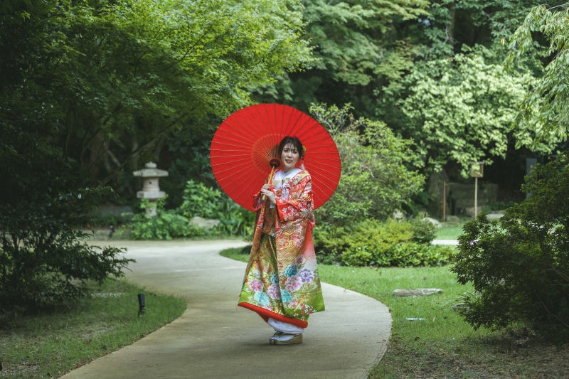四季折々の色を魅せる庭園