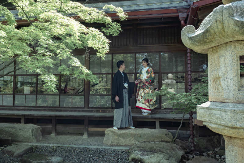 縁側での一枚