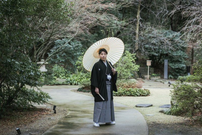 緑あふれる庭園で