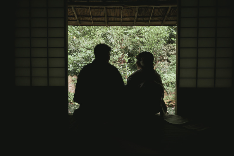 仲睦ましい様子