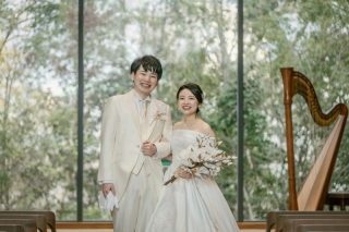 高宮庭園茶寮　緑に包まれ心温まる撮影