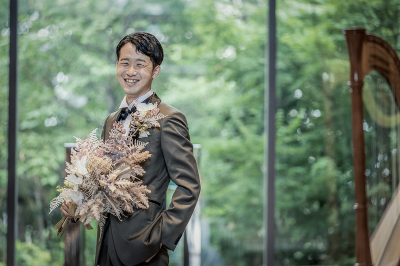 新郎様の素敵なお姿を