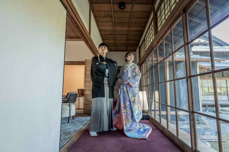 和装を映えさせて