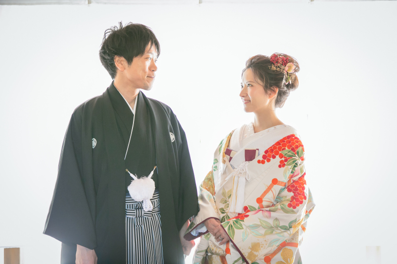 お着物を際立たせた一枚