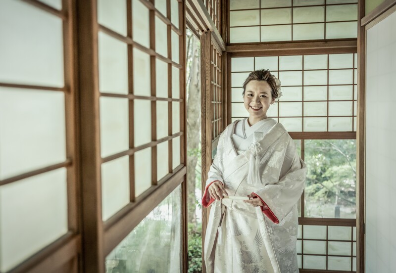 優しい笑顔の新婦様