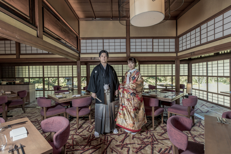 高宮庭園茶寮 旧高宮貝島家住宅 大広間で