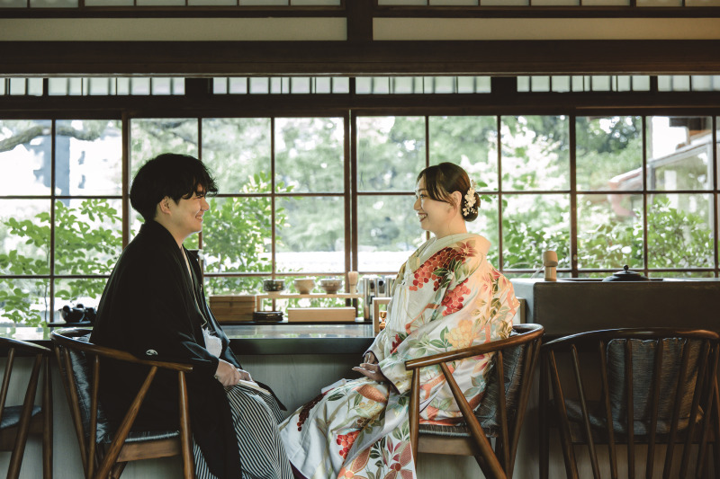 光の入る場所で