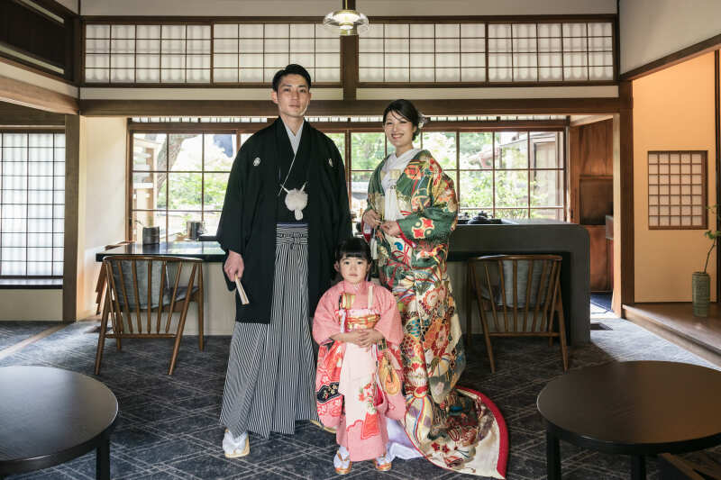 3人でおめかし