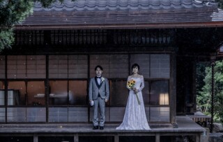 高宮庭園茶寮　様々な撮影スポットでの前撮り