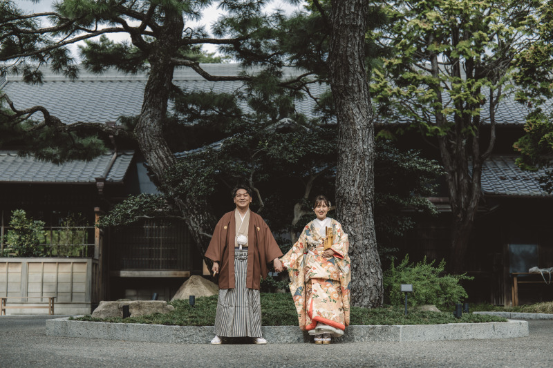 高宮庭園茶寮 お写真に刻む、新たなお二人の思い出