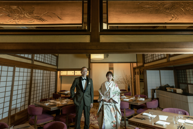 しっかりとカメラ目線で