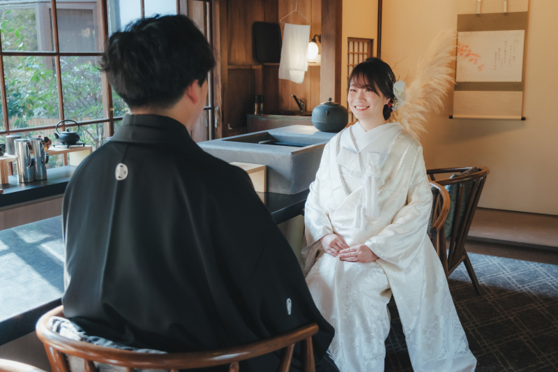 見つめ合うおうたり
