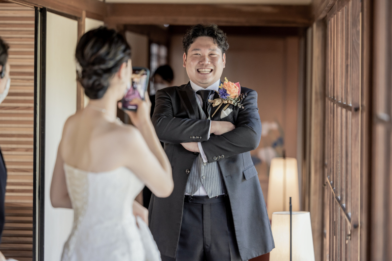 微笑ましいオフショット