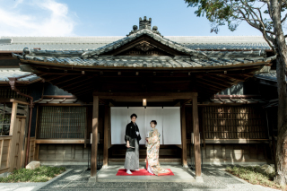 高宮庭園茶寮　和の空間での撮影