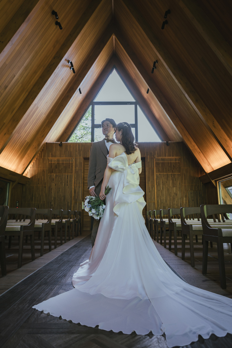 温かみのあるチャペル